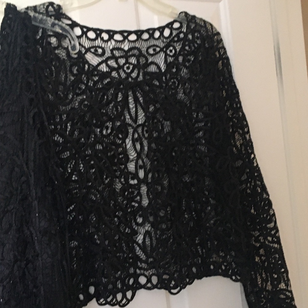 Black lace dress